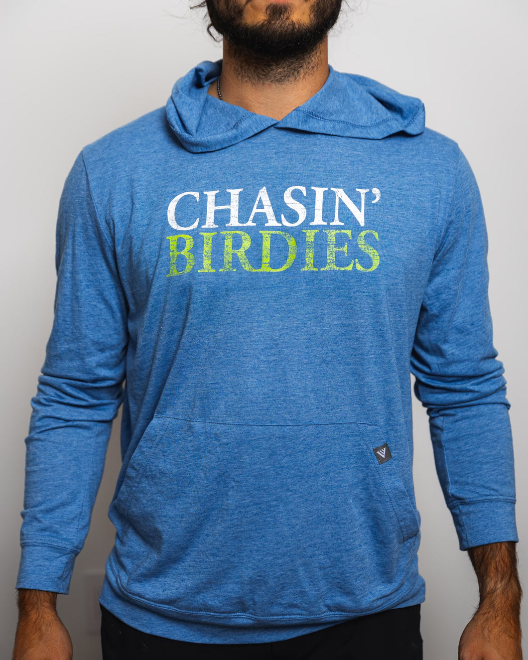 Chasin' Birdies Blue Long Sleeve T-Shirt